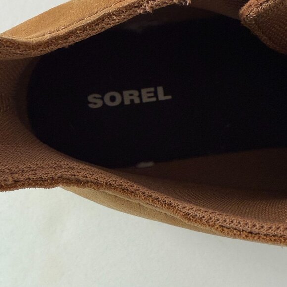 Sorel Womens Waterproof Duck Boots Size 6 Tan Leather & Rubber - Picture 9 of 9